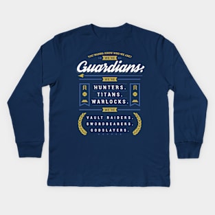 We are Guardians Destiny Game Tshirt Kids Long Sleeve T-Shirt